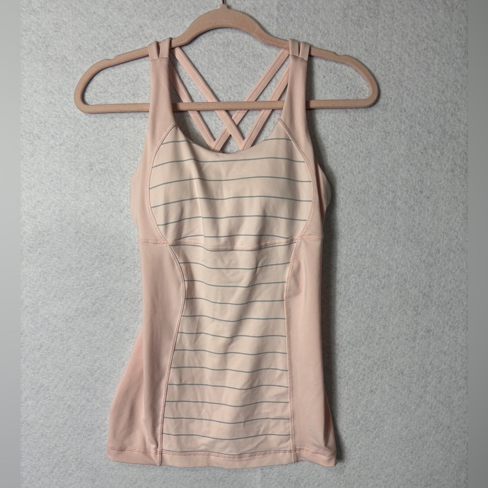 Lululemon Athletic Top Pink/Grey